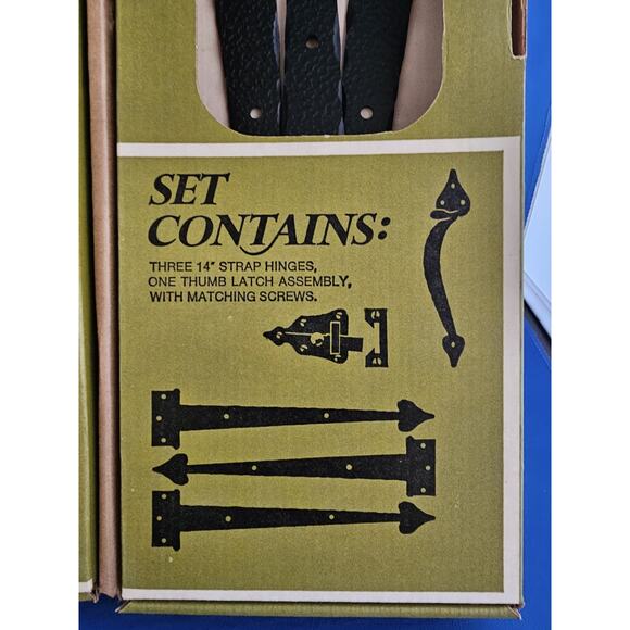 Vintage/NOS Amerock Colonial #C-1400-CB Door Hardware Set - Screens or Storms - Picture 5 of 6